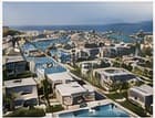 Aerial view of the Cocobeach coastal resort